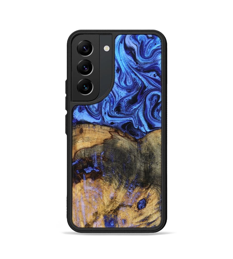 Galaxy S22 Wood Phone Case - Oswaldo (Blue, 832759)