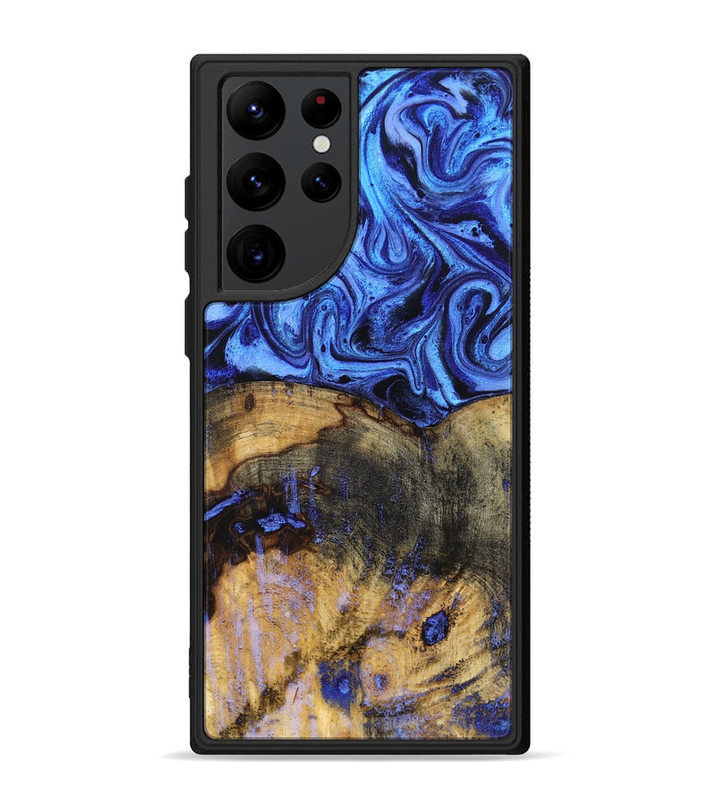 Galaxy S22 Ultra Wood Phone Case - Oswaldo (Blue, 832759)