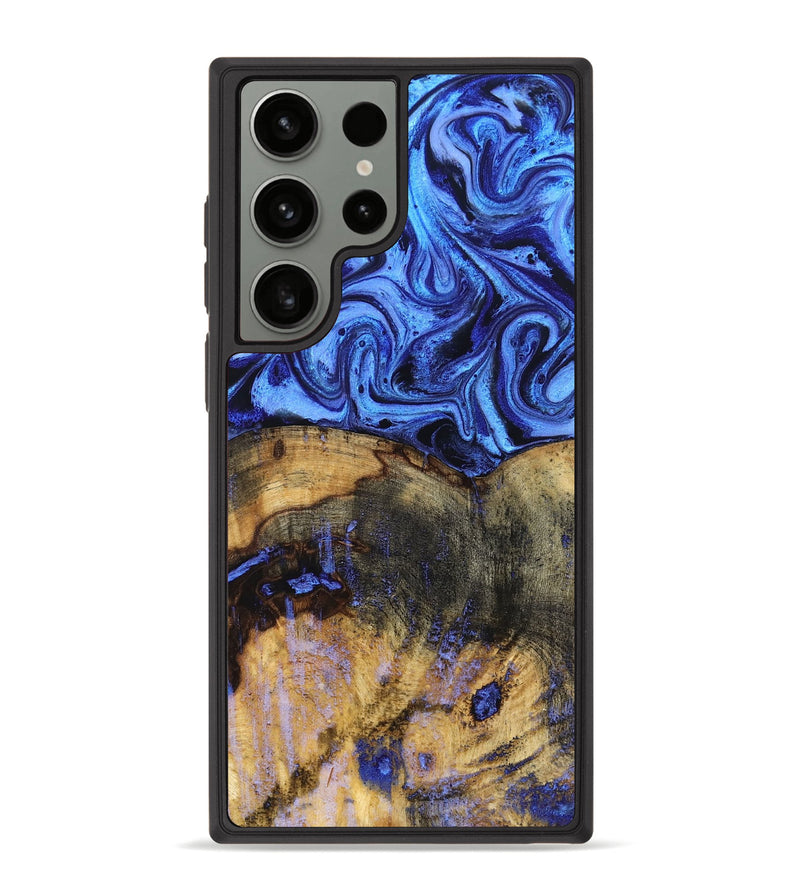 Galaxy S23 Ultra Wood Phone Case - Oswaldo (Blue, 832759)