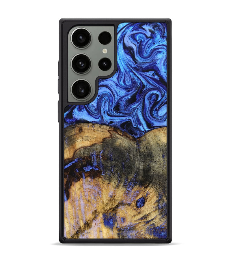 Galaxy S24 Ultra Wood Phone Case - Oswaldo (Blue, 832759)