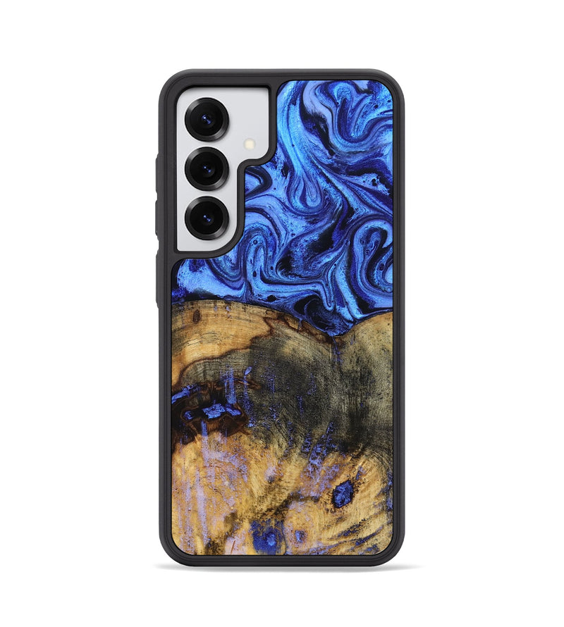 Galaxy S25 Wood Phone Case - Oswaldo (Blue, 832759)