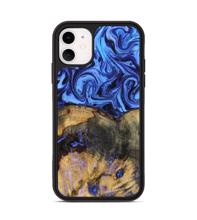 iPhone 11 Wood Phone Case - Oswaldo (Blue, 832759)