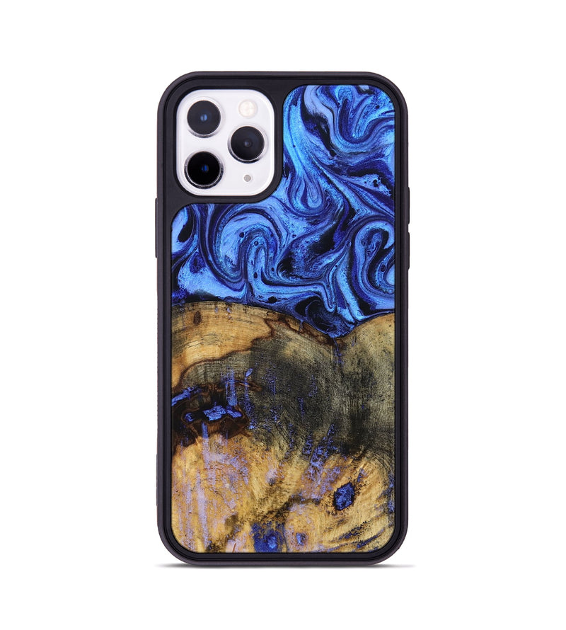 iPhone 11 Pro Wood Phone Case - Oswaldo (Blue, 832759)