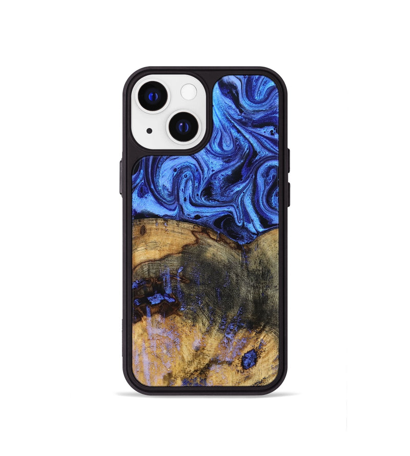 iPhone 13 mini Wood Phone Case - Oswaldo (Blue, 832759)