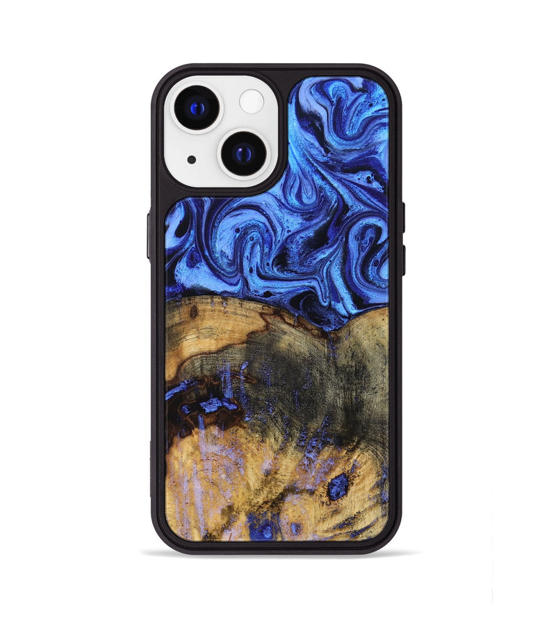 iPhone 13 Wood Phone Case - Oswaldo (Blue, 832759)