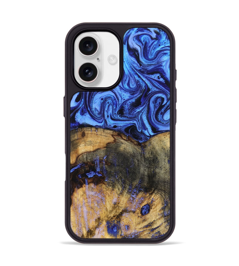 iPhone 17 Wood Phone Case - Oswaldo (Blue, 832759)