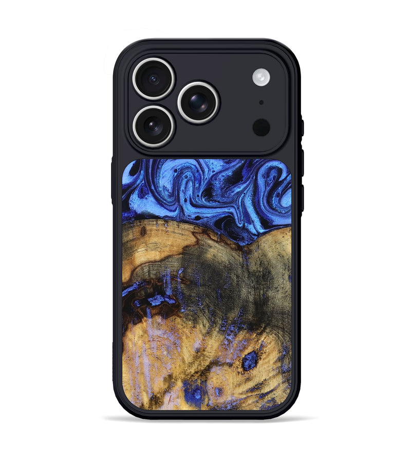 iPhone 17 Pro Wood Phone Case - Oswaldo (Blue, 832759)