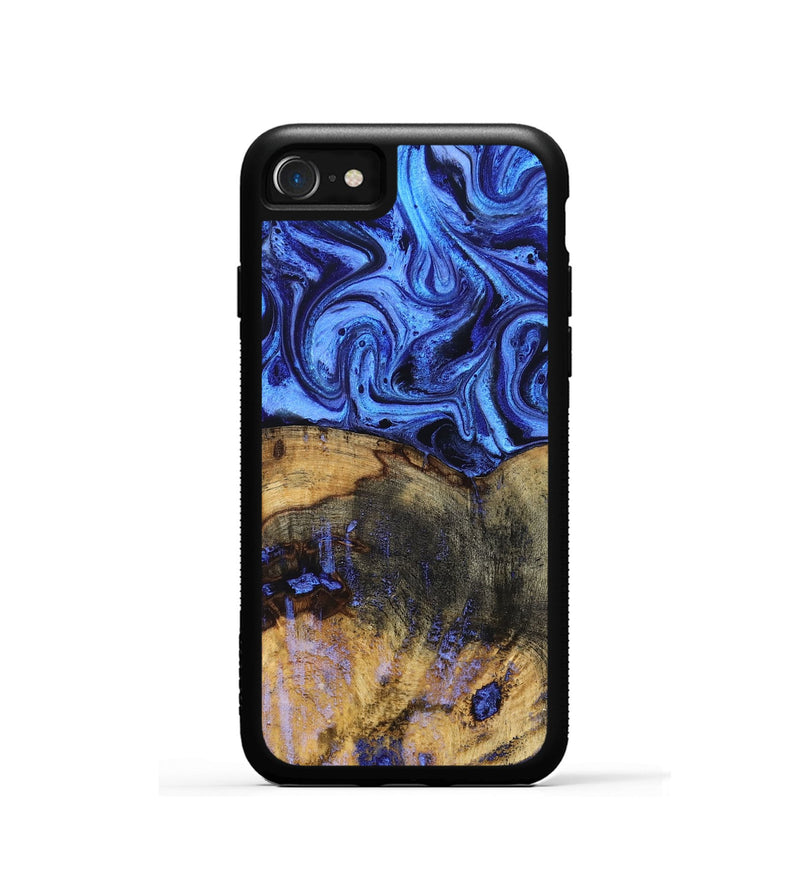 iPhone SE Wood Phone Case - Oswaldo (Blue, 832759)