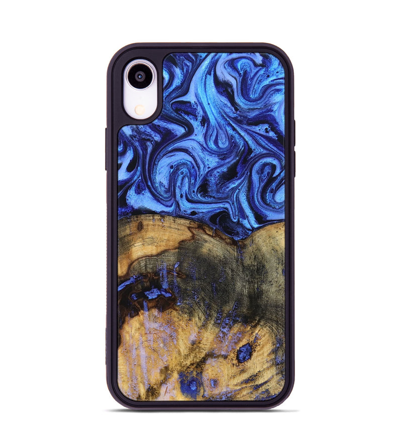 iPhone Xr Wood Phone Case - Oswaldo (Blue, 832759)