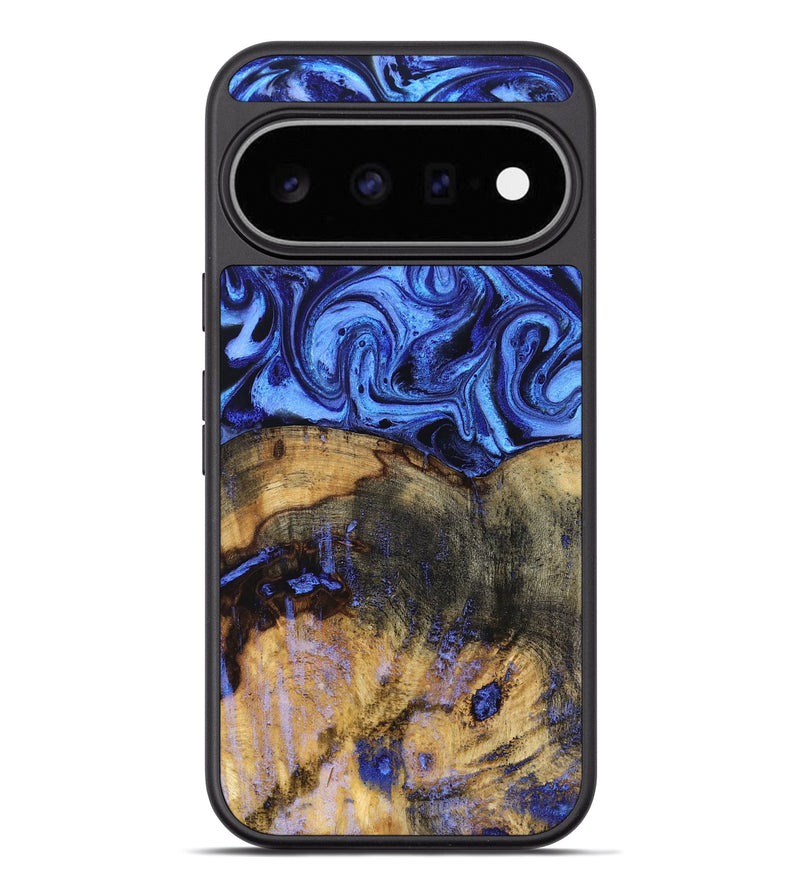 Pixel 11 Pro XL Wood Phone Case - Oswaldo (Blue, 832759)