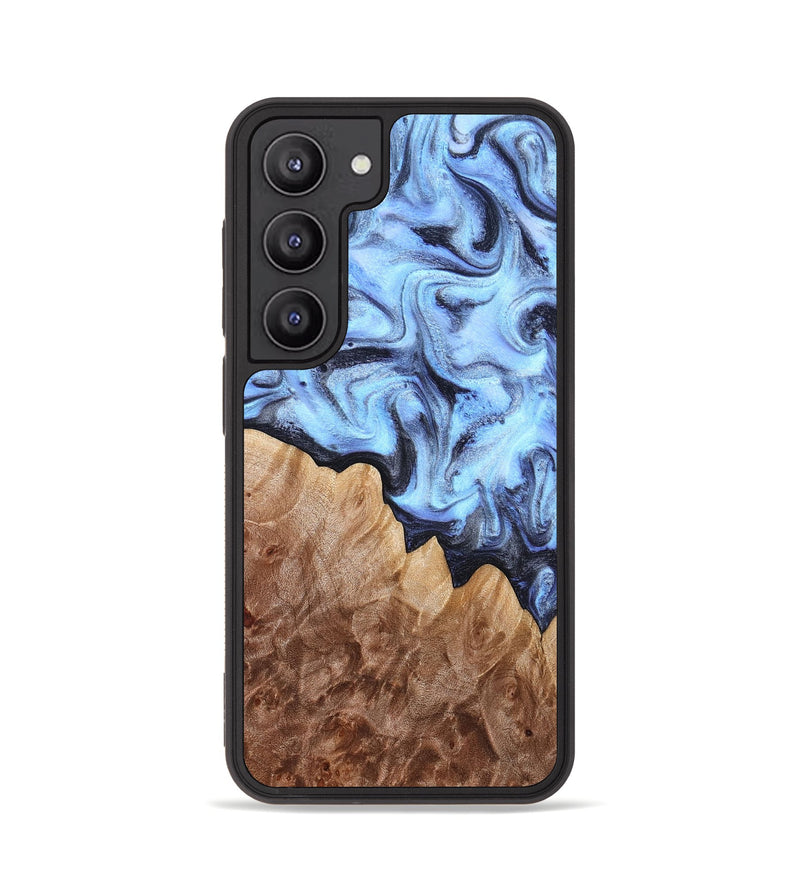 Galaxy S23 Wood Phone Case - Inga (Blue, 832760)