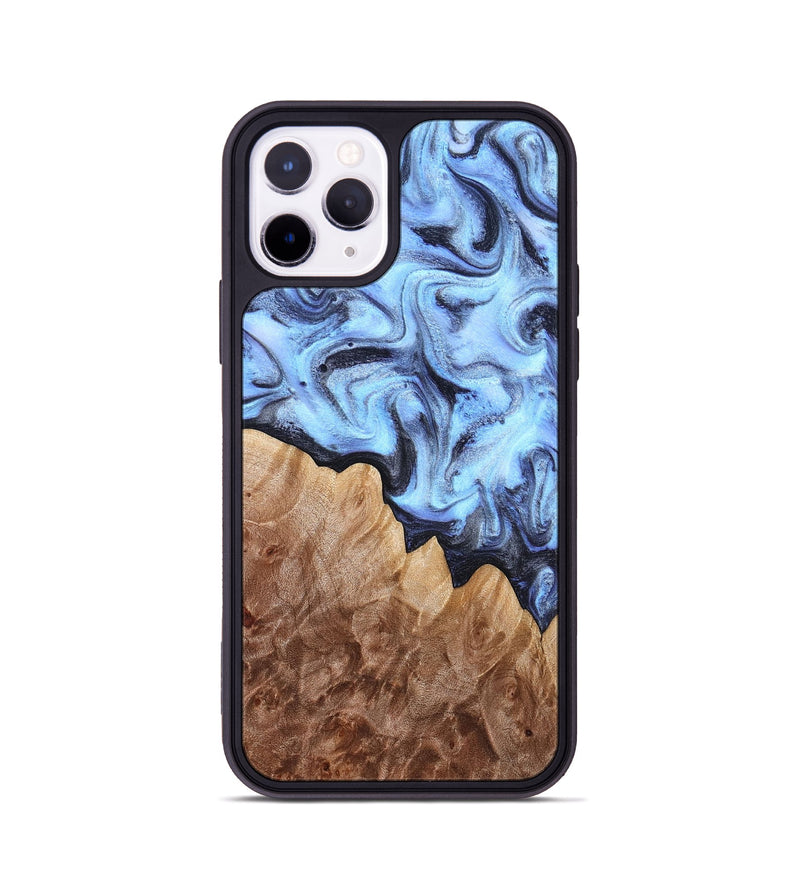 iPhone 11 Pro Wood Phone Case - Inga (Blue, 832760)