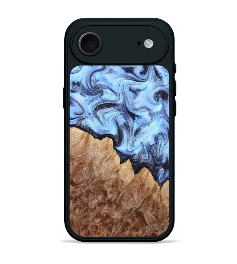 iPhone 17 Air Wood Phone Case - Inga (Blue, 832760)