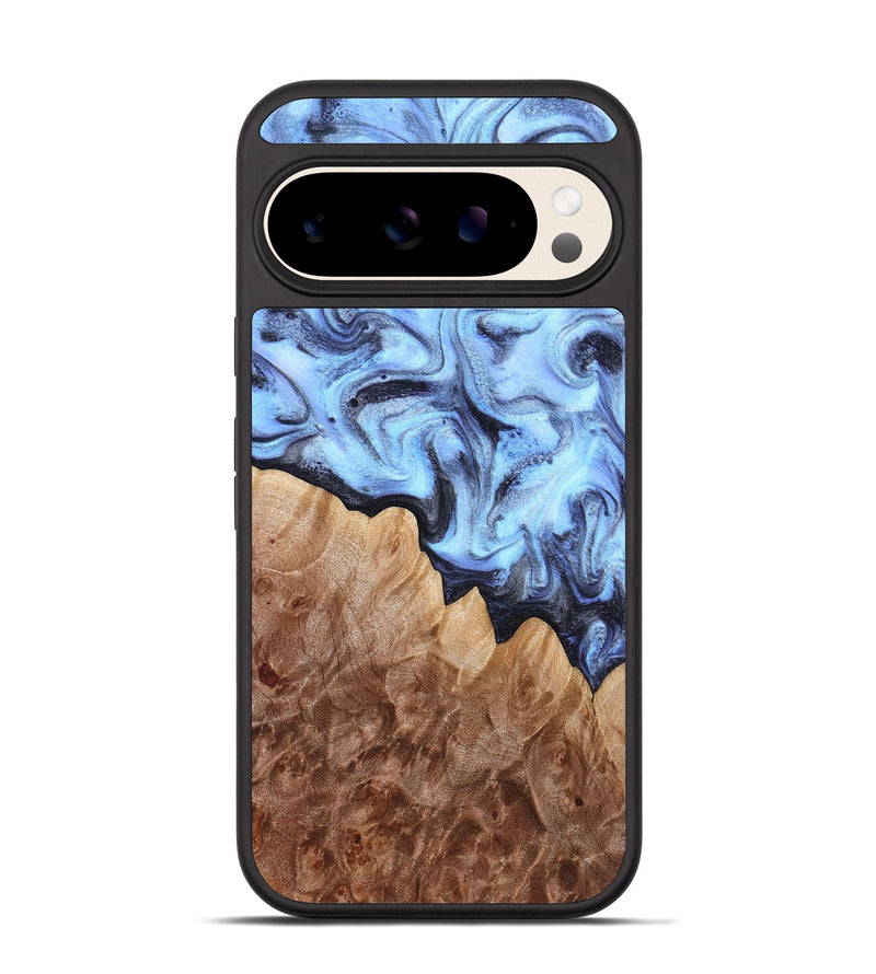 Pixel 10 Wood Phone Case - Inga (Blue, 832760)