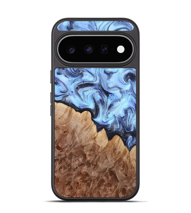 Pixel 11 Wood Phone Case - Inga (Blue, 832760)