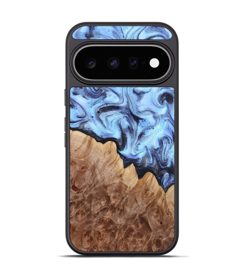 Pixel 11 Pro Wood Phone Case - Inga (Blue, 832760)