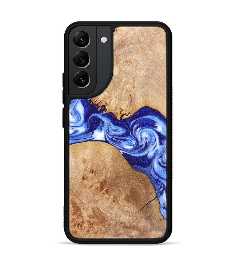 Galaxy S22 Plus Wood Phone Case - Lourdes (Blue, 832761)