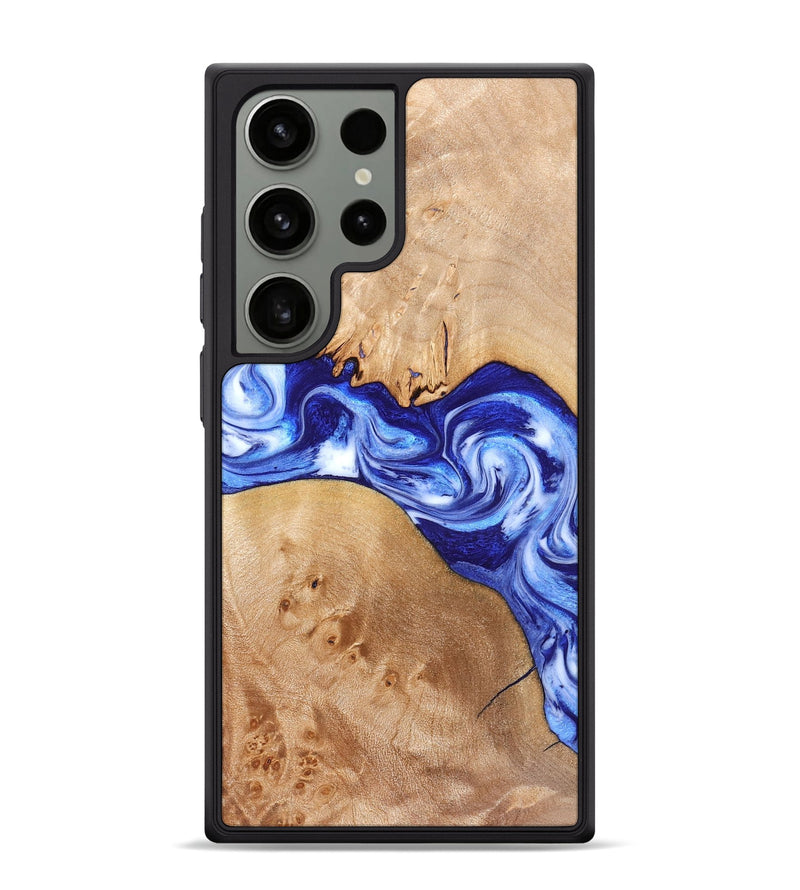 Galaxy S24 Ultra Wood Phone Case - Lourdes (Blue, 832761)