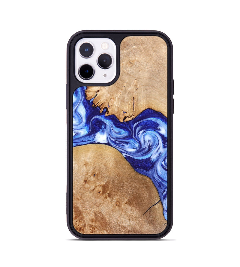 iPhone 11 Pro Wood Phone Case - Lourdes (Blue, 832761)