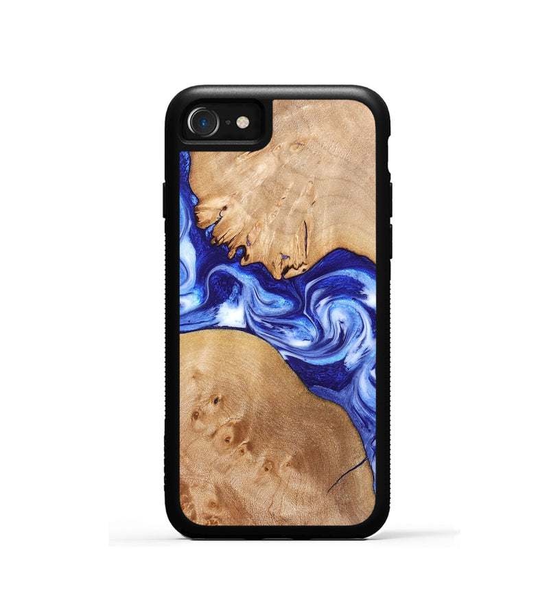 iPhone SE Wood Phone Case - Lourdes (Blue, 832761)