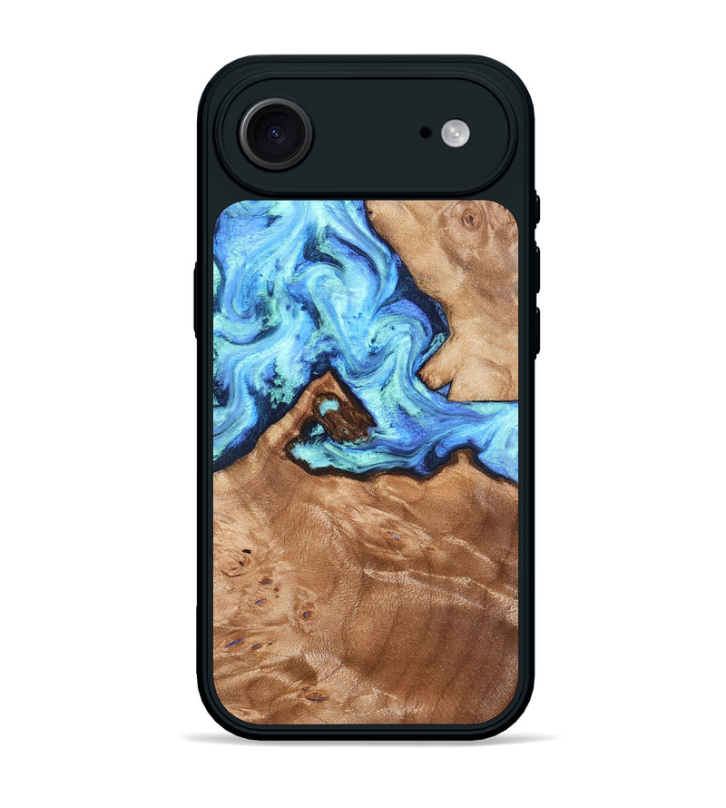 iPhone 17 Air Wood Phone Case - Dino (Blue, 832762)