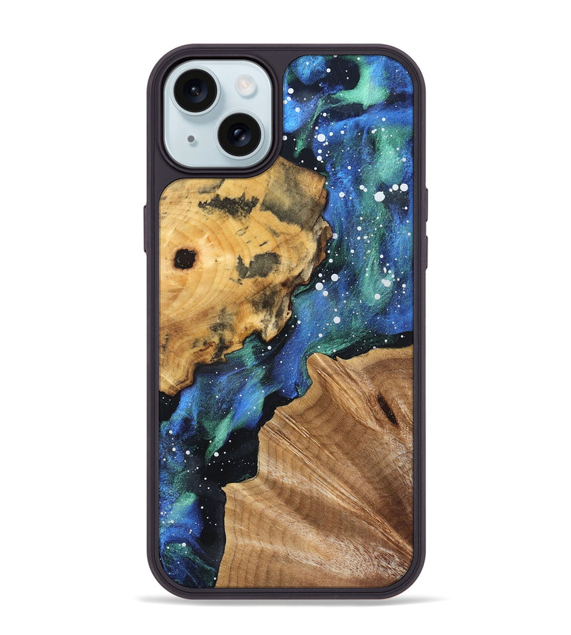 iPhone 15 Plus Wood Phone Case - Ryann (Cosmos, 832764)