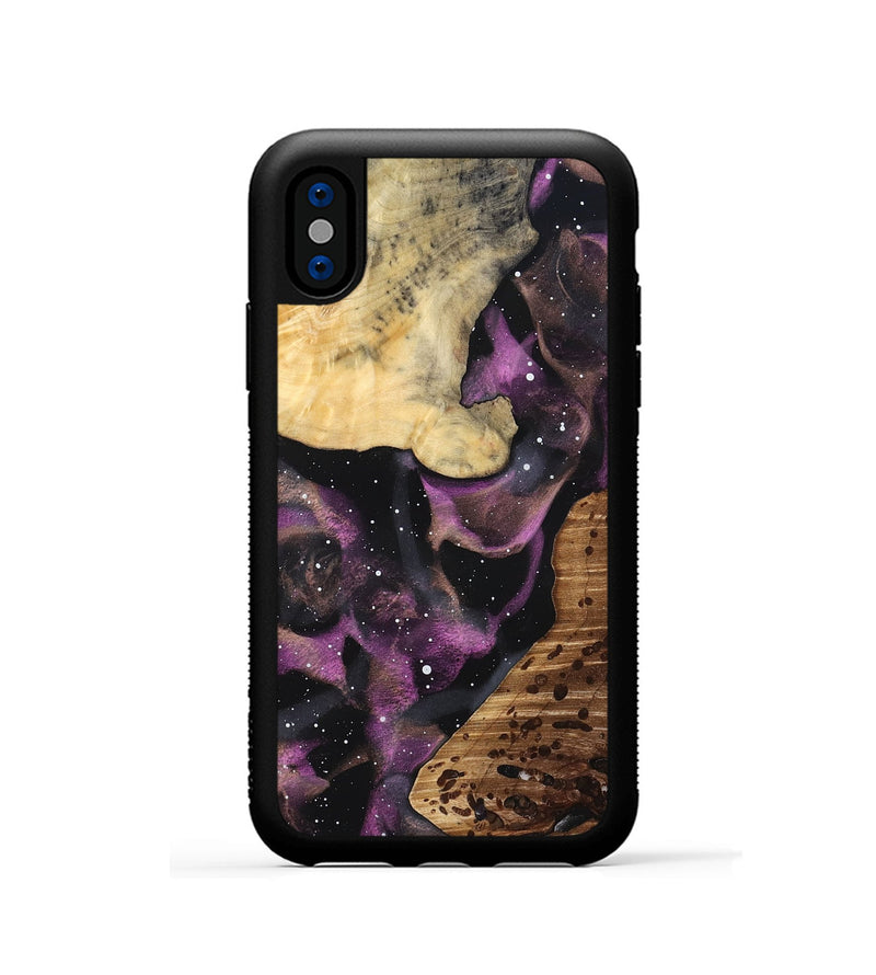 iPhone Xs Wood Phone Case - Kati (Cosmos, 832766)