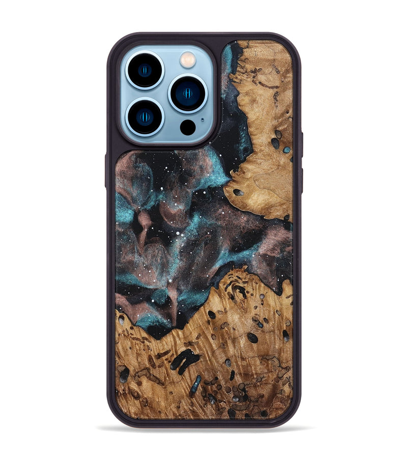 iPhone 14 Pro Max Wood Phone Case - Quiana (Cosmos, 832770)