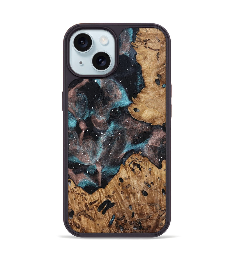 iPhone 15 Wood Phone Case - Quiana (Cosmos, 832770)
