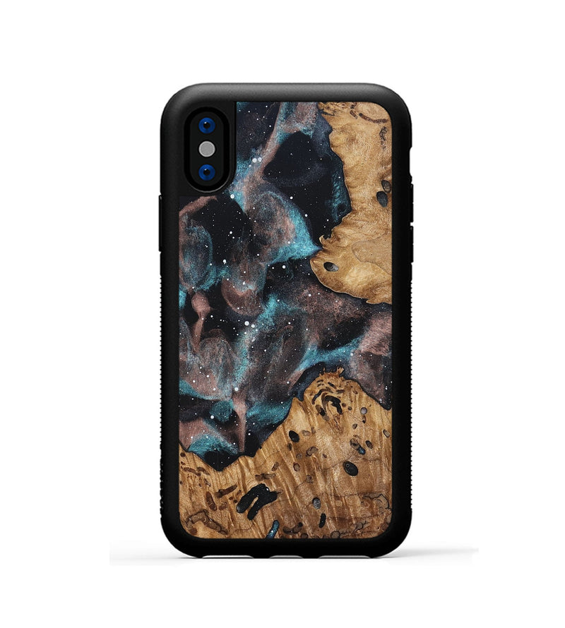 iPhone Xs Wood Phone Case - Quiana (Cosmos, 832770)