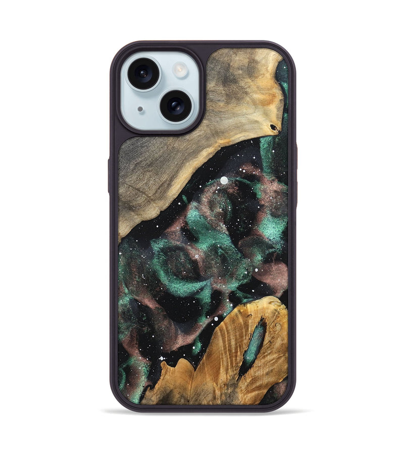 iPhone 15 Wood Phone Case - Blaire (Cosmos, 832771)