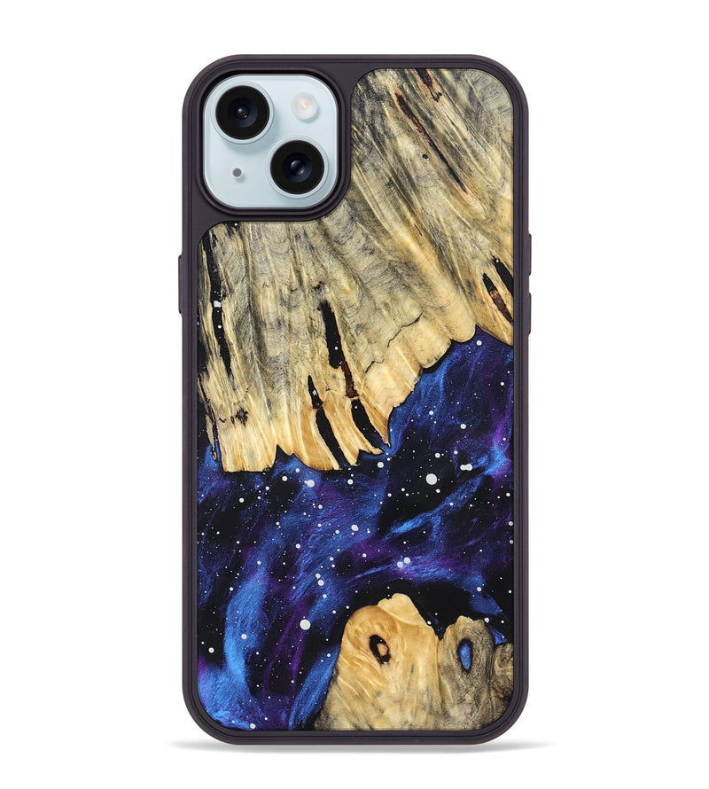 iPhone 15 Plus Wood Phone Case - Javion (Cosmos, 832774)