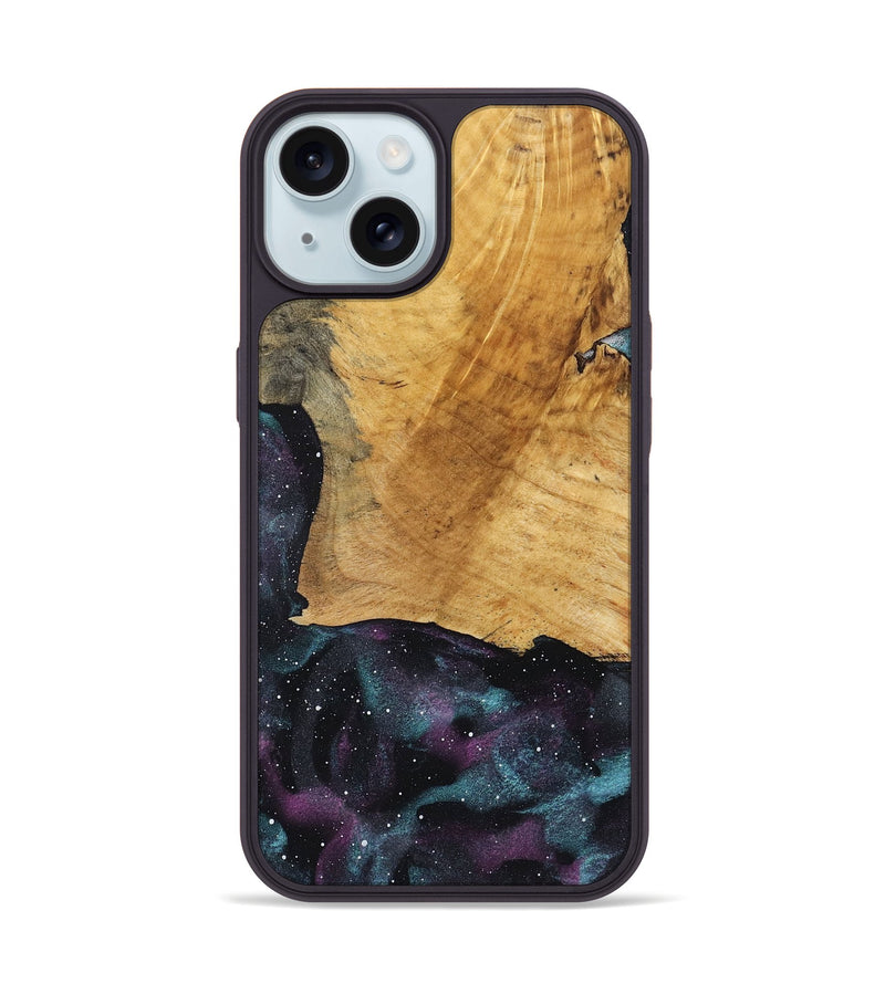 iPhone 15 Wood Phone Case - Ramon (Cosmos, 832775)