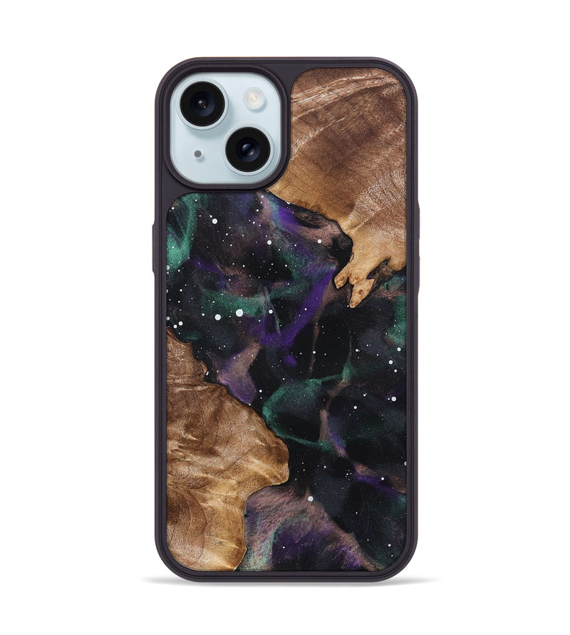 iPhone 15 Wood Phone Case - Rowena (Cosmos, 832776)