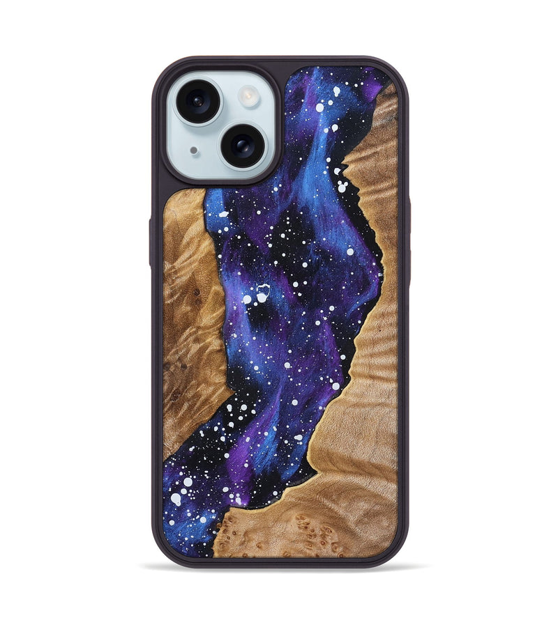 iPhone 15 Wood Phone Case - Lora (Cosmos, 832777)