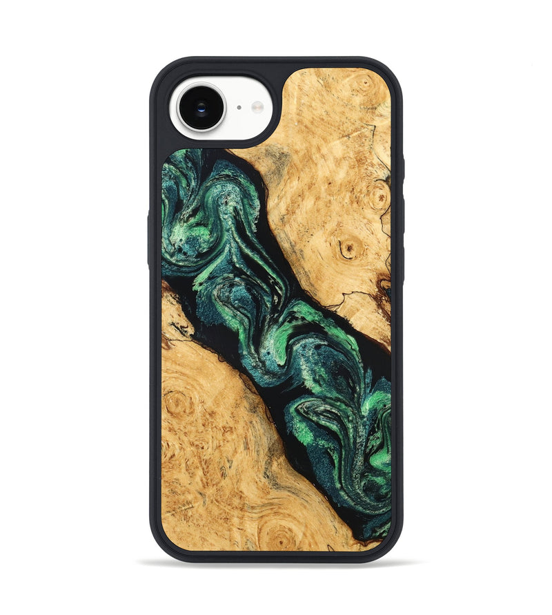 iPhone 16e Wood Phone Case - Kane (Green, 832778)