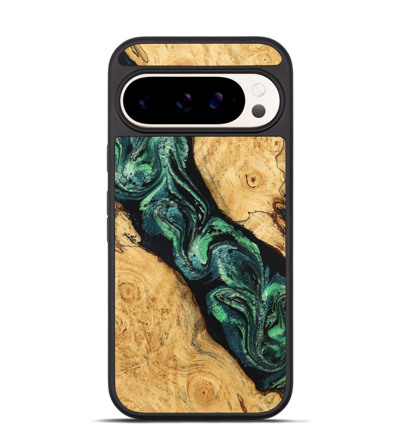 Pixel 9 Pro Wood Phone Case - Kane (Green, 832778)