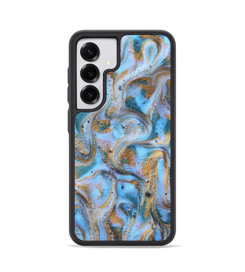 Galaxy S25 ResinArt Phone Case - Ward (Teal & Gold, 832783)