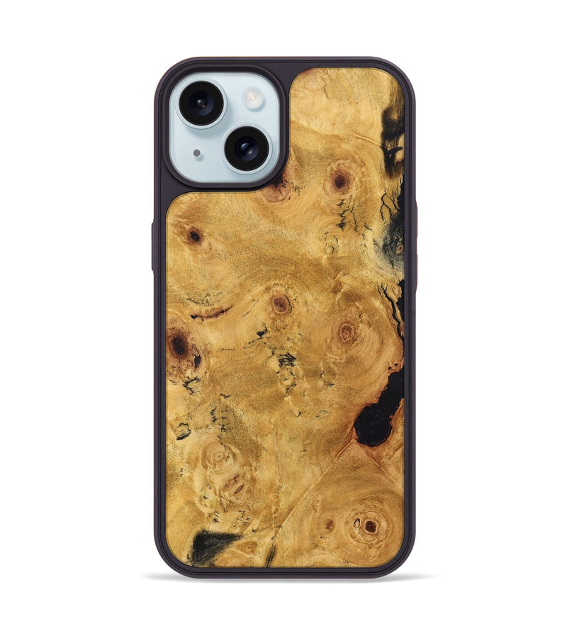 iPhone 15 Wood Phone Case - Sigmund (Wood Burl, 832786)