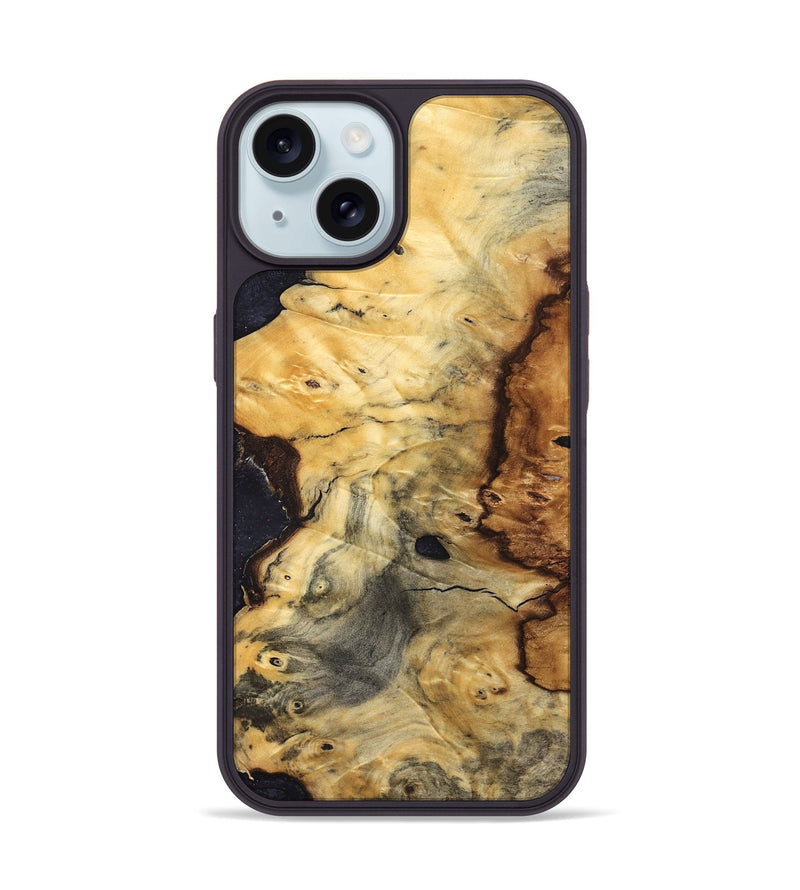 iPhone 15 Wood Phone Case - Kinsley (Wood Burl, 832787)