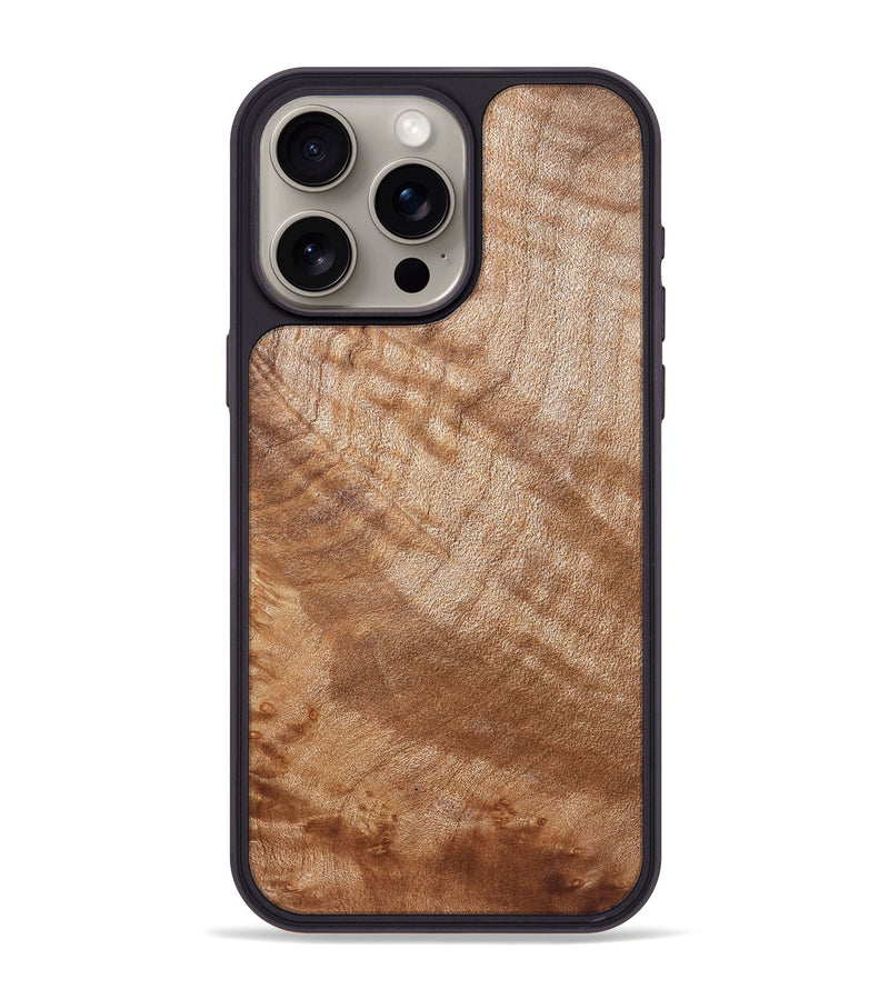 iPhone 15 Pro Max Wood Phone Case - Cliff (Wood Burl, 832790)