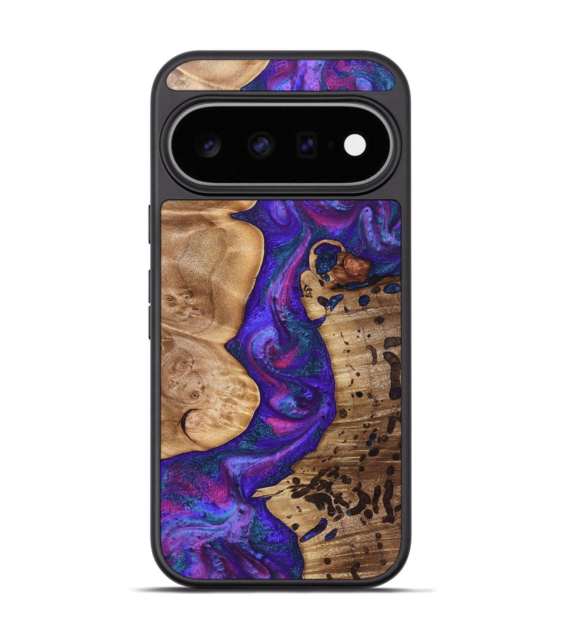 Pixel 11 Pro Wood Phone Case - Abbie (Purple, 832792)