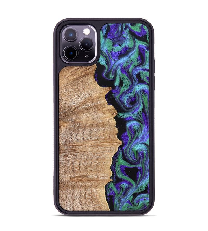 iPhone 11 Pro Max Wood Phone Case - Meyer (Purple, 832793)