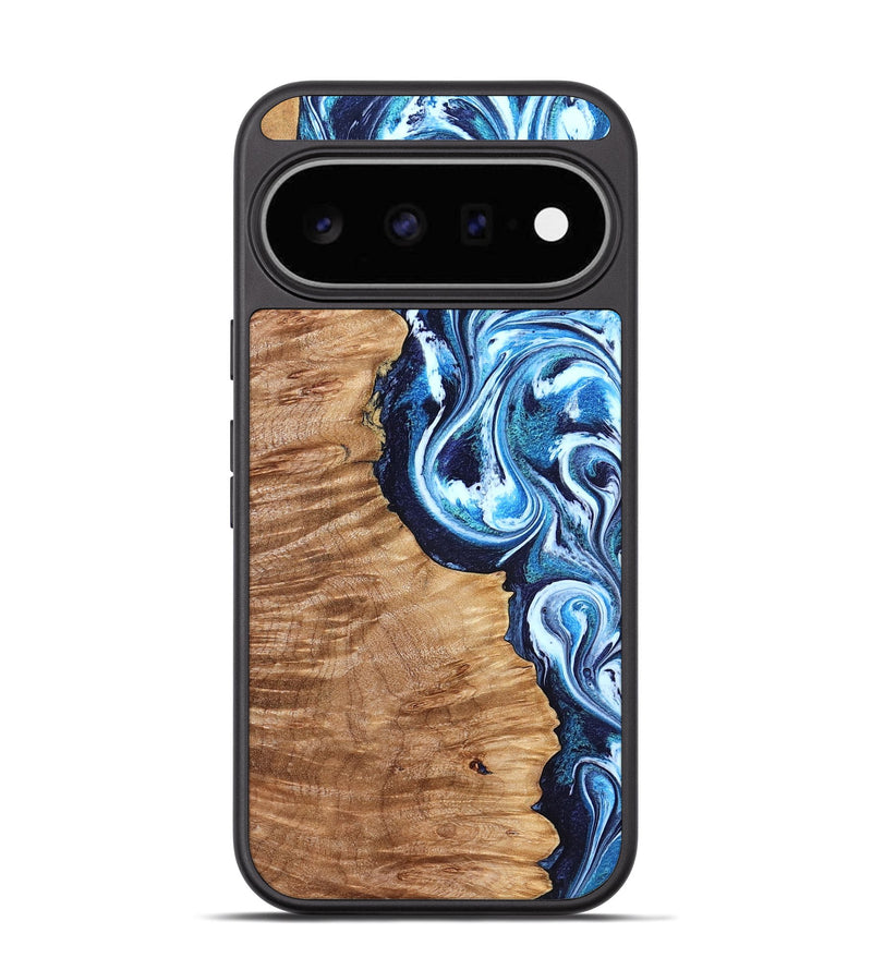 Pixel 11 Wood Phone Case - Gertie (Blue, 832807)