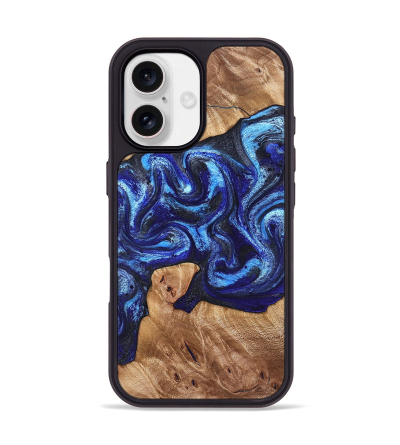 iPhone 17 Wood Phone Case - Birdie (Blue, 832808)