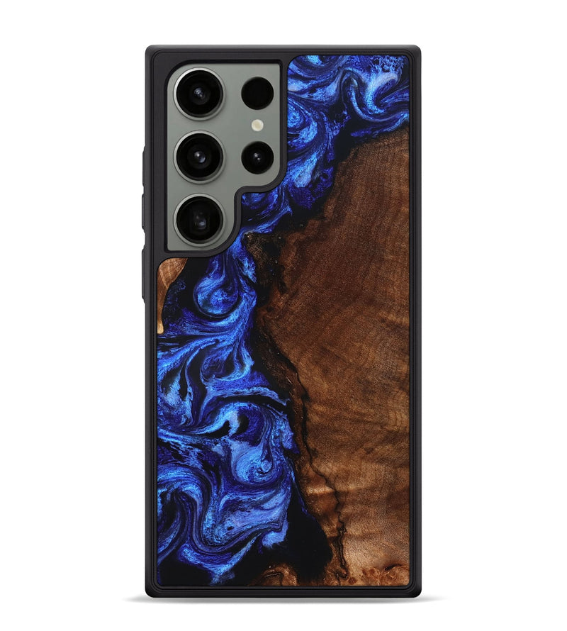 Galaxy S24 Ultra Wood Phone Case - Justin (Blue, 832809)