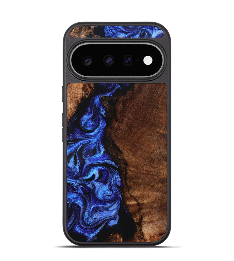 Pixel 11 Wood Phone Case - Justin (Blue, 832809)