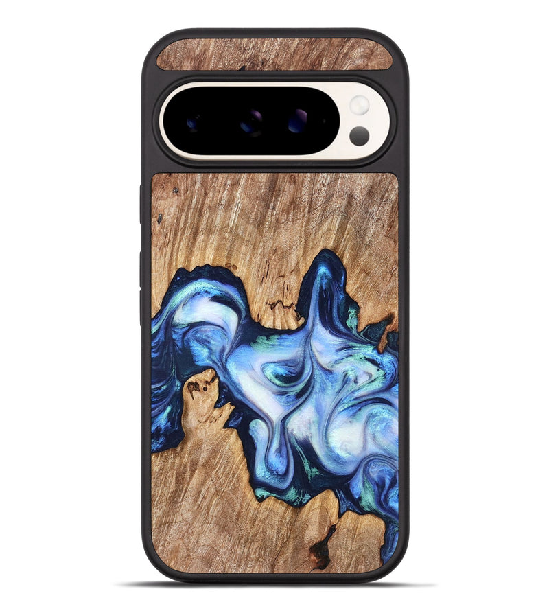Pixel 9 Pro XL Wood Phone Case - Nash (Blue, 832811)
