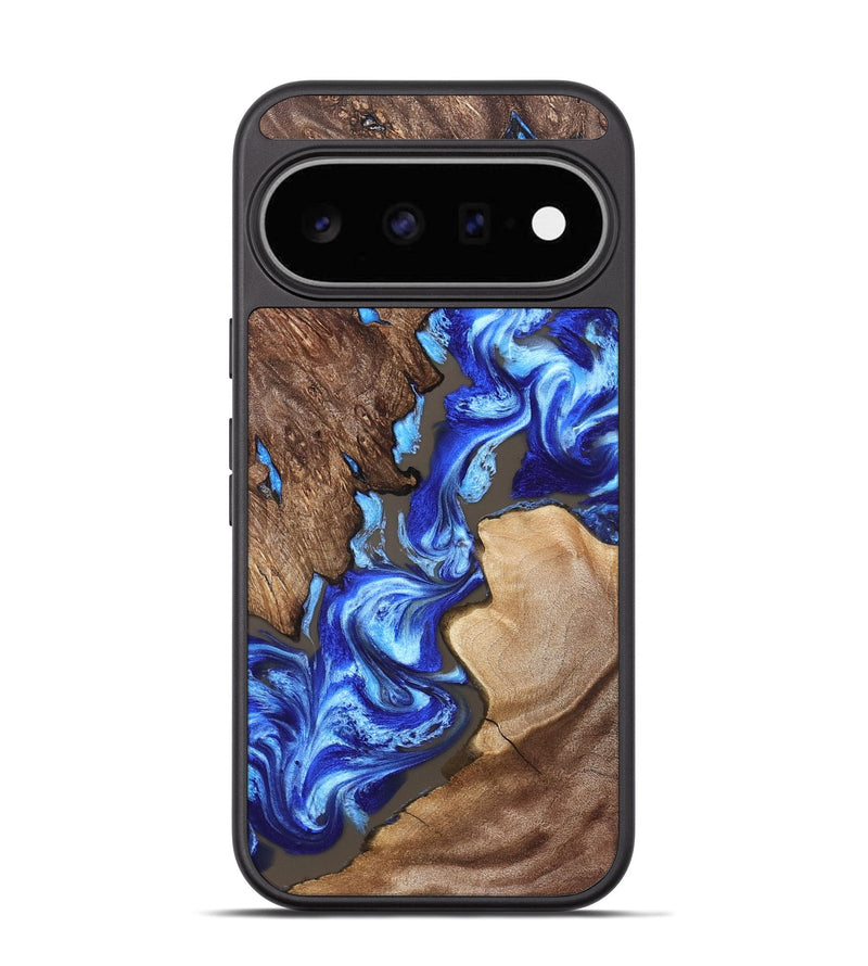 Pixel 11 Wood Phone Case - Araceli (Blue, 832812)