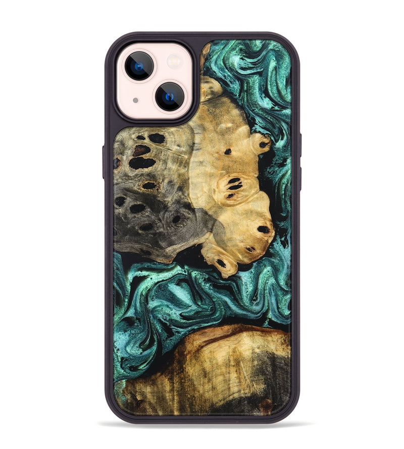 iPhone 14 Plus Wood Phone Case - Lorelai (Green, 832814)